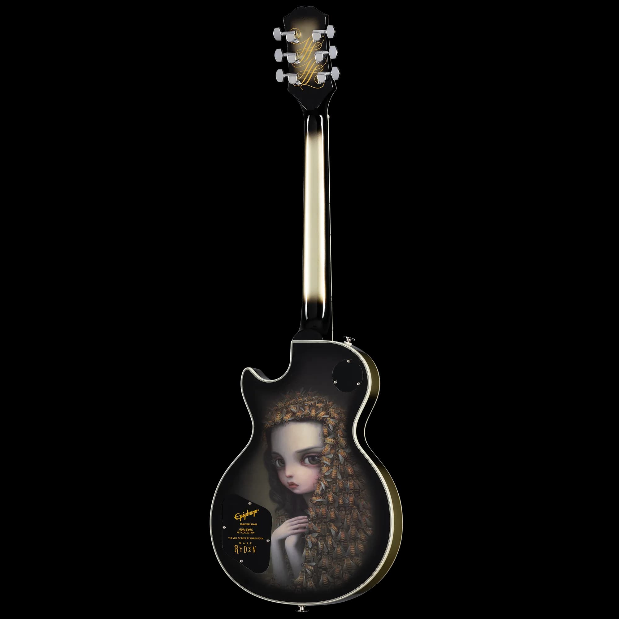 Epiphone Adam Jones Les Paul Custom Art Collection: Mark Ryden’s “The Veil of Bees", Antique Silverburst — photo 3