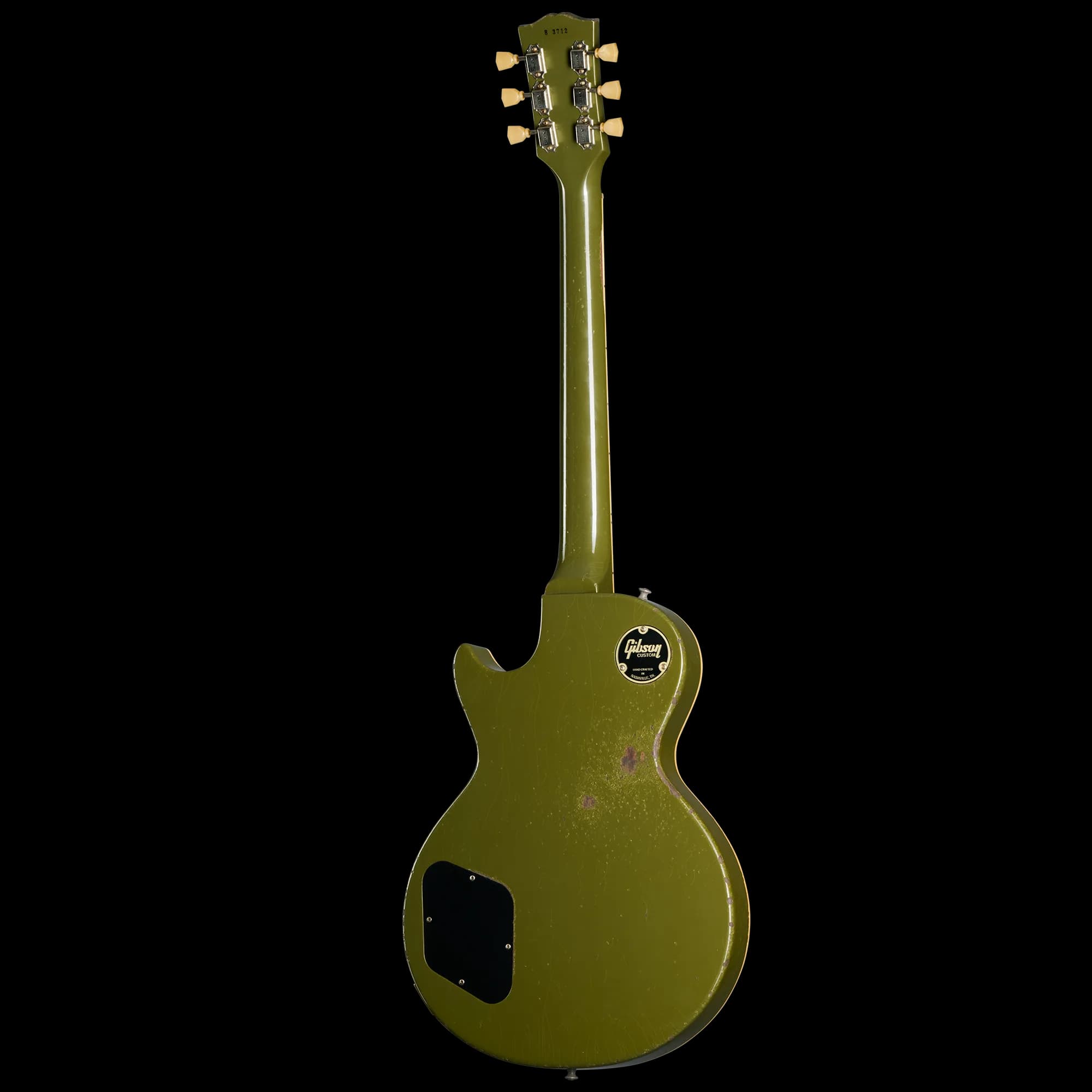 Gibson 1958 Les Paul Standard, Heavy Aged, Olive Drab — photo 3
