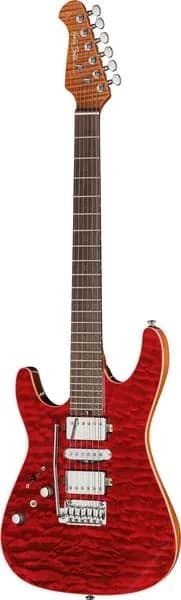 Harley Benton Fusion-IV HSH LH RW QRG