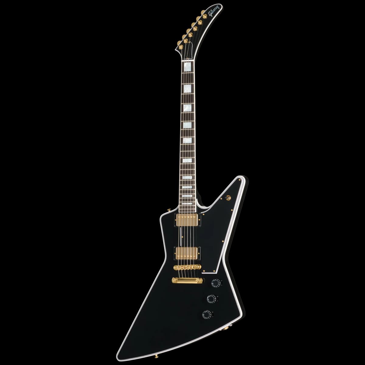 Gibson Explorer Custom with Bound Headstock, Gloss, Ebony — photo 3