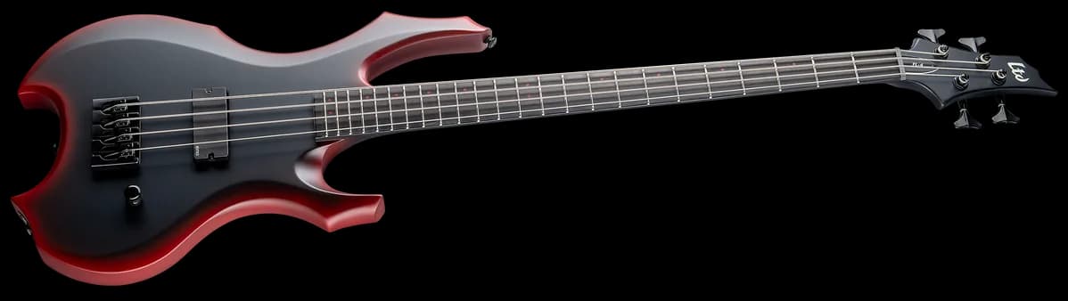 ESP FL-4 BLACK RED BURST SATIN — photo 3