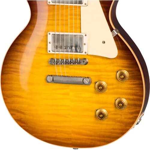 Gibson 60th Anniversary 1959 Les Paul Standard, Slow Iced Tea Fade (Brown/Pink Lifton Reissue 5-Latch Case Included) — photo 4