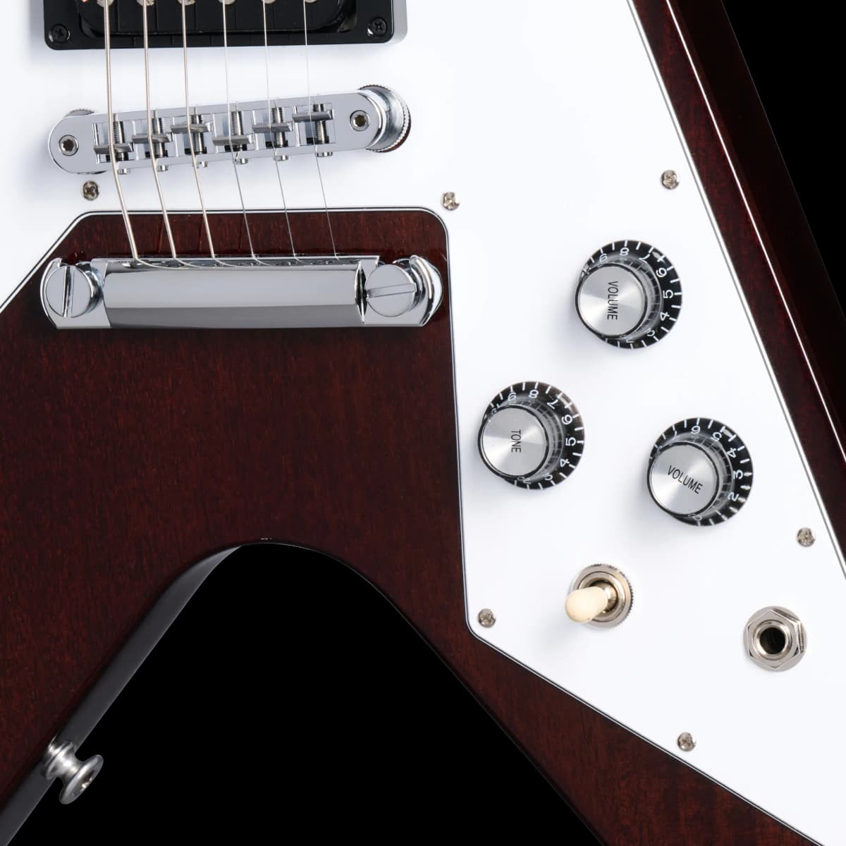 Gibson Flying V 70s, Dark Walnut, Exclusive — photo 7