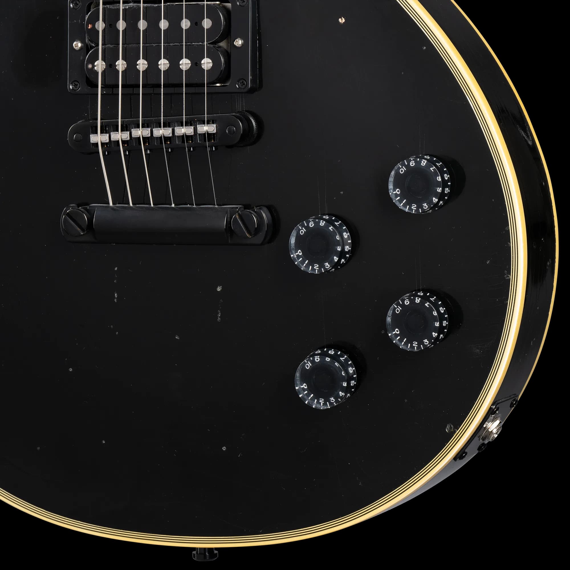 Gibson Kirk Hammett 1989 Les Paul Custom, Ebony — photo 5