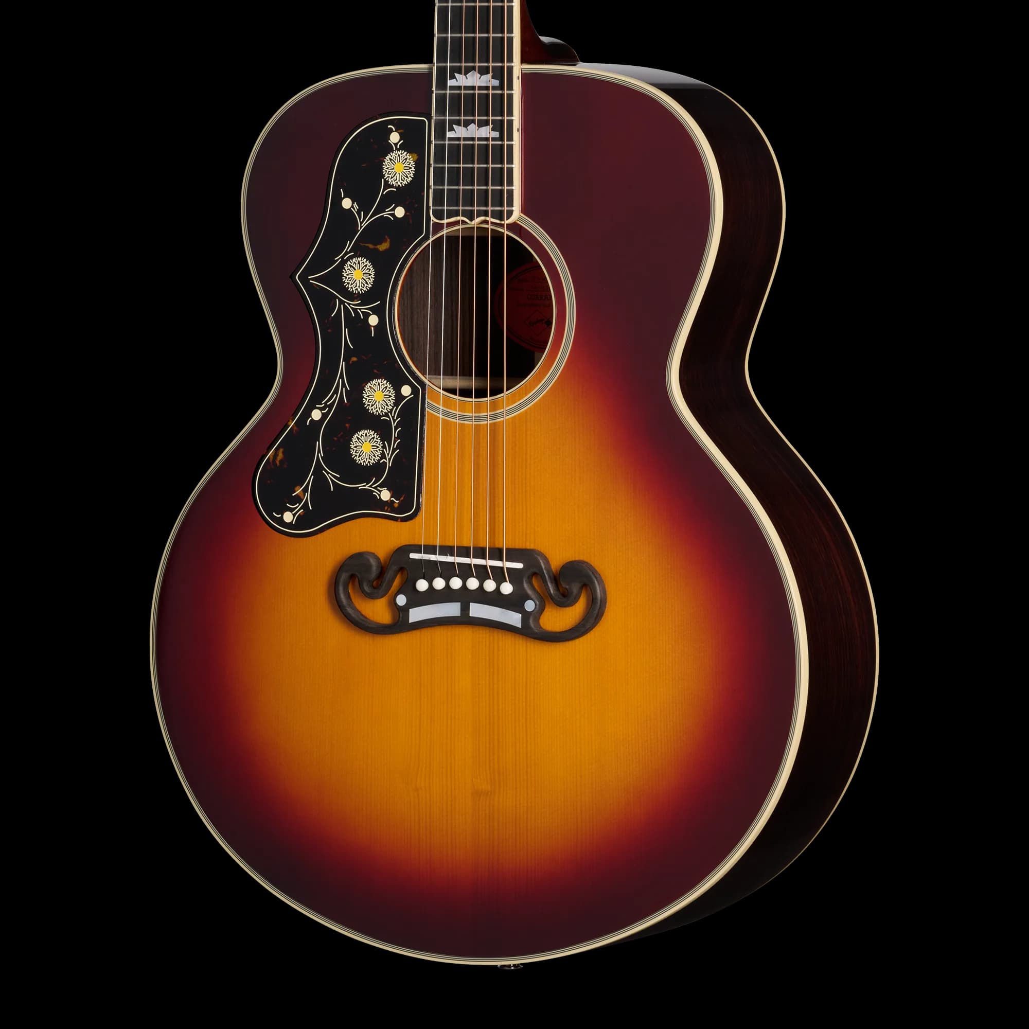 Epiphone IGC Pre-War SJ-200 Rosewood Reissue, Left-Handed, Vintage Sunburst