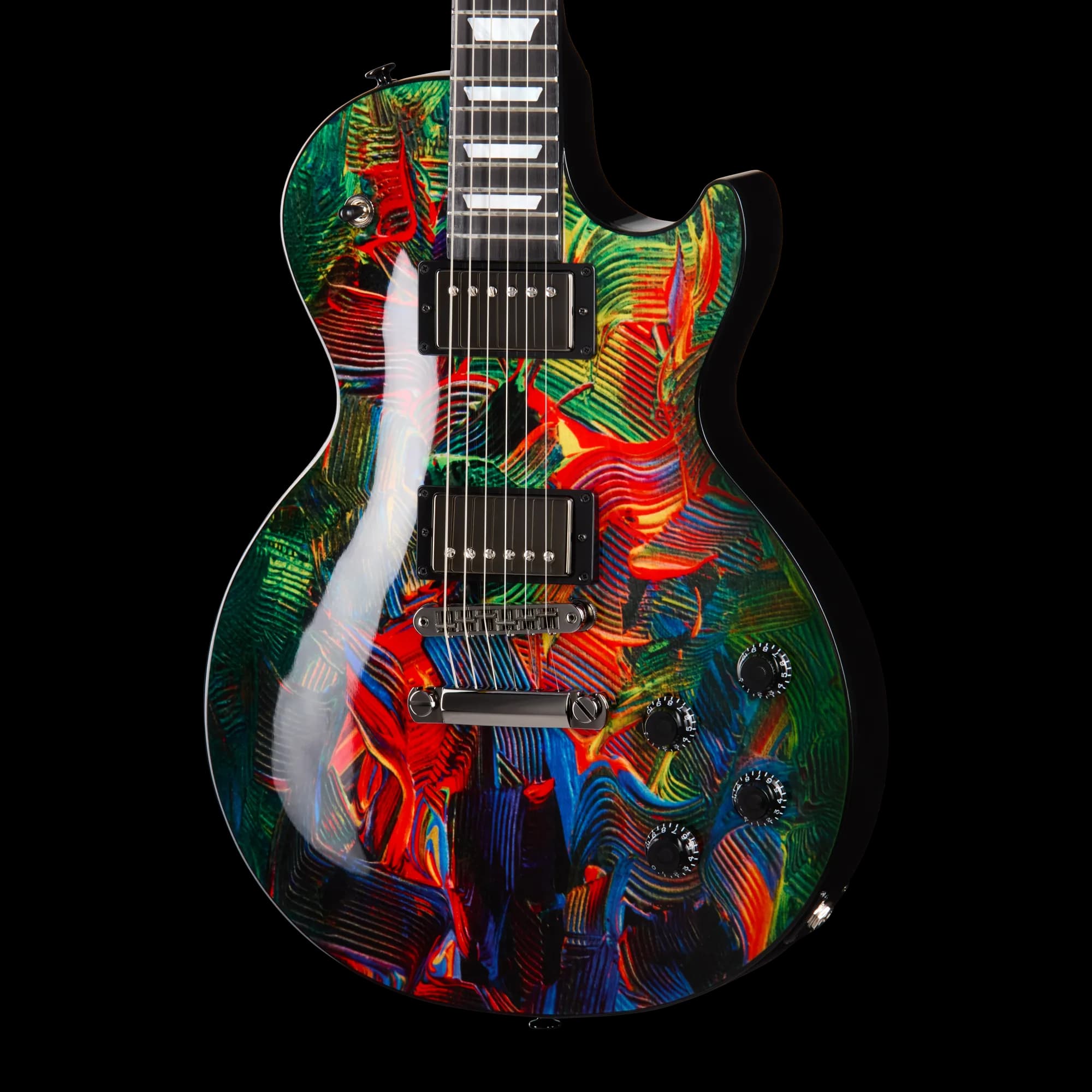 Gibson Serj Tankian “Foundations” Les Paul Modern, Custom Artwork Sublimation, Exclusive