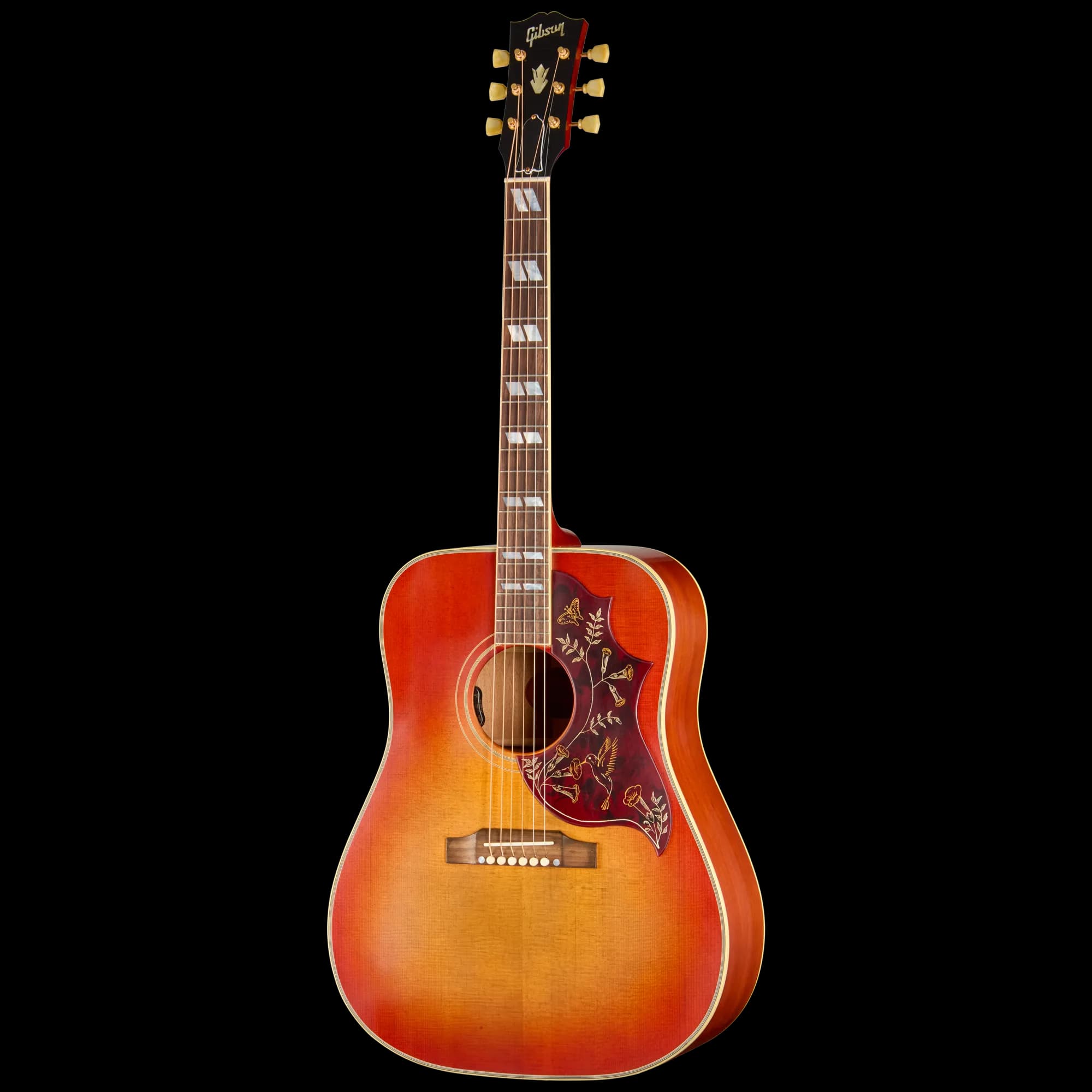 Gibson 1960 Hummingbird Reissue with HiFi, Ultra Light Aged, Washed Cherry Sunburst — photo 3