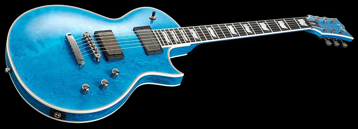 ESP Eclipse Custom Blue Liquid Metal — photo 3
