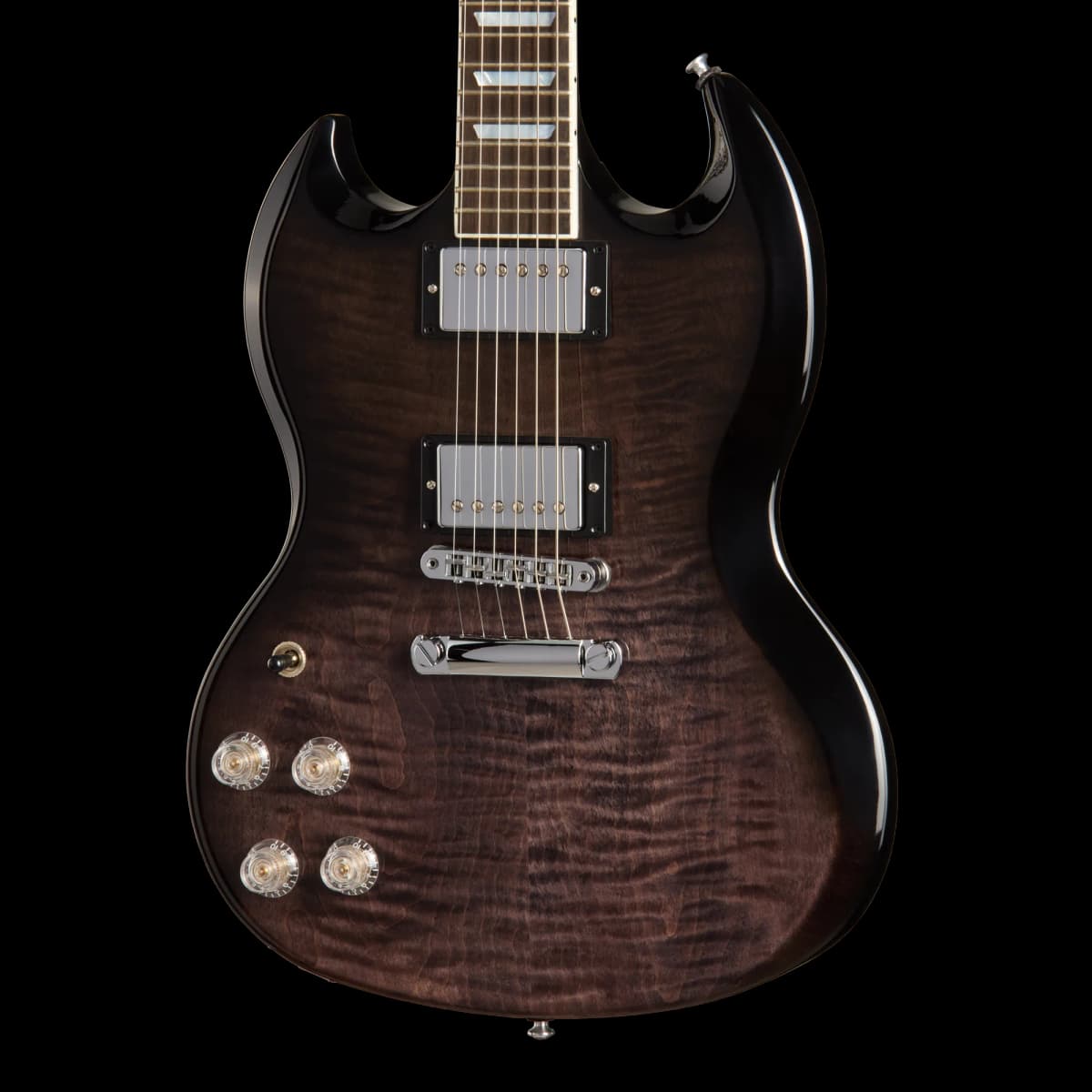 Gibson SG Modern, Left-Handed, Transparent Black Fade