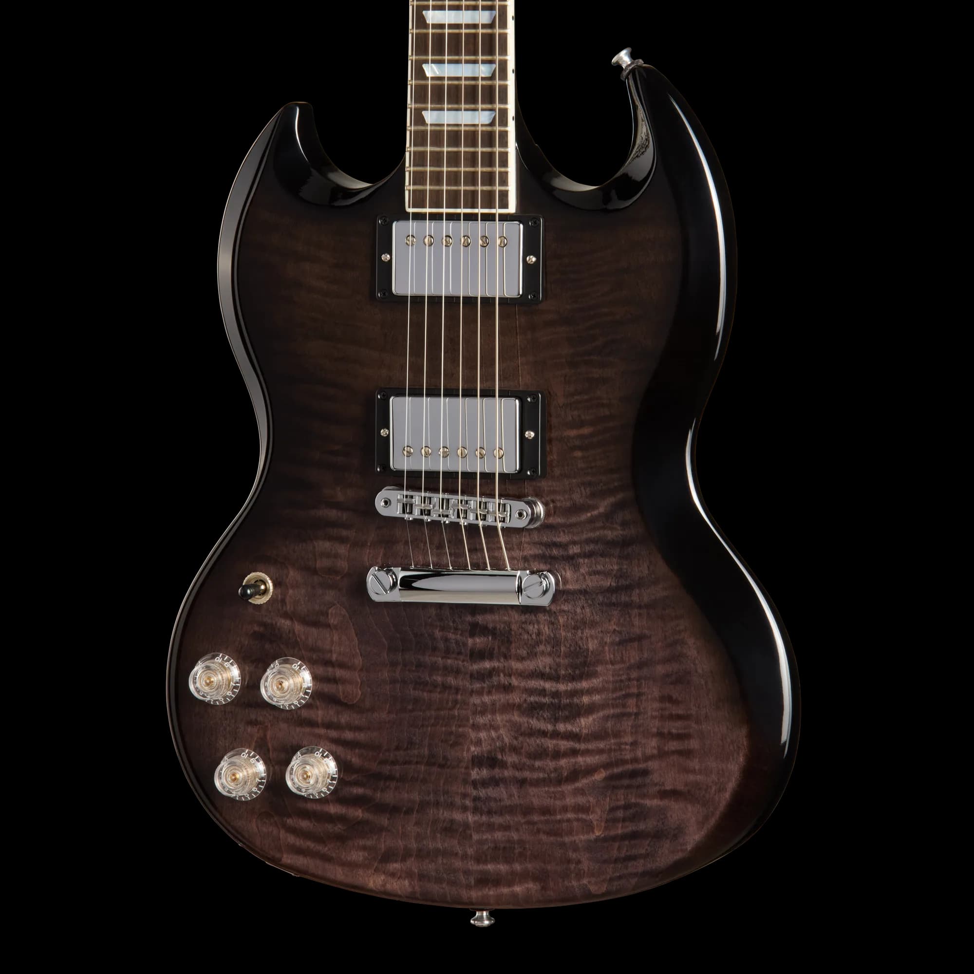 Gibson SG Modern, Left-Handed, Transparent Black Fade