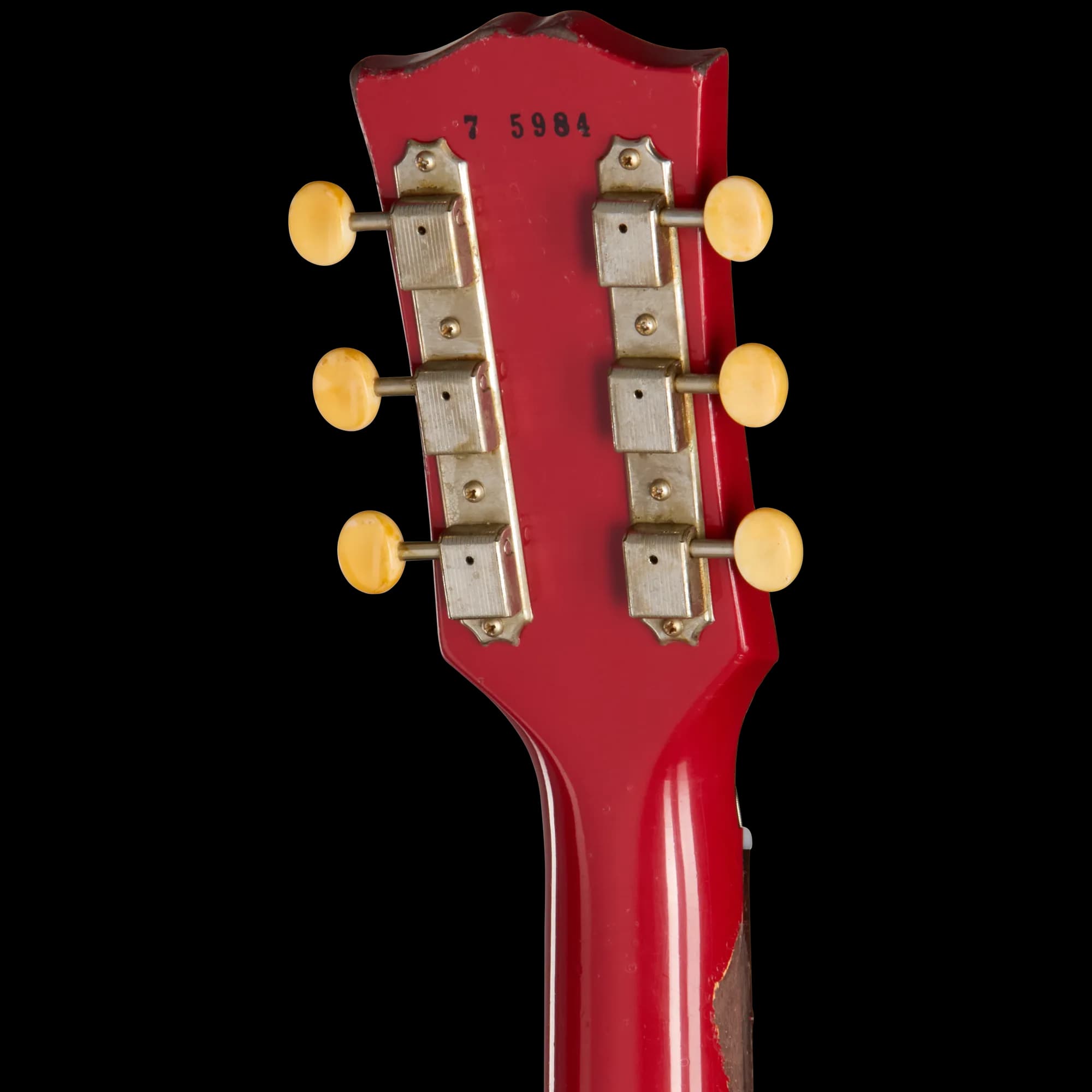 Gibson 1957 Les Paul Junior Single Cut Reissue, Heavy Aged, Cardinal Red — photo 6