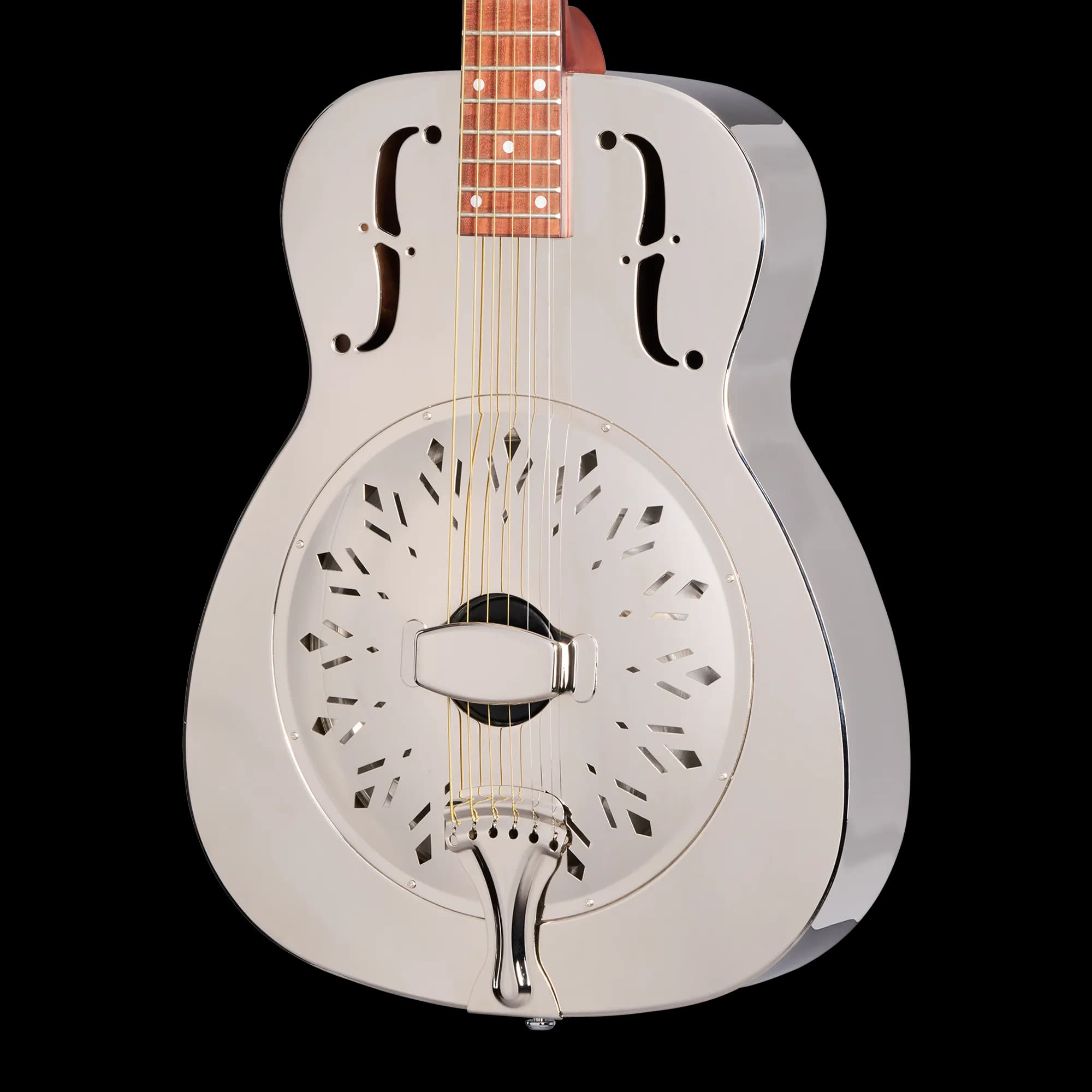 Epiphone Dobro Hound Dog M-14 Metalbody (Round Neck), Nickel