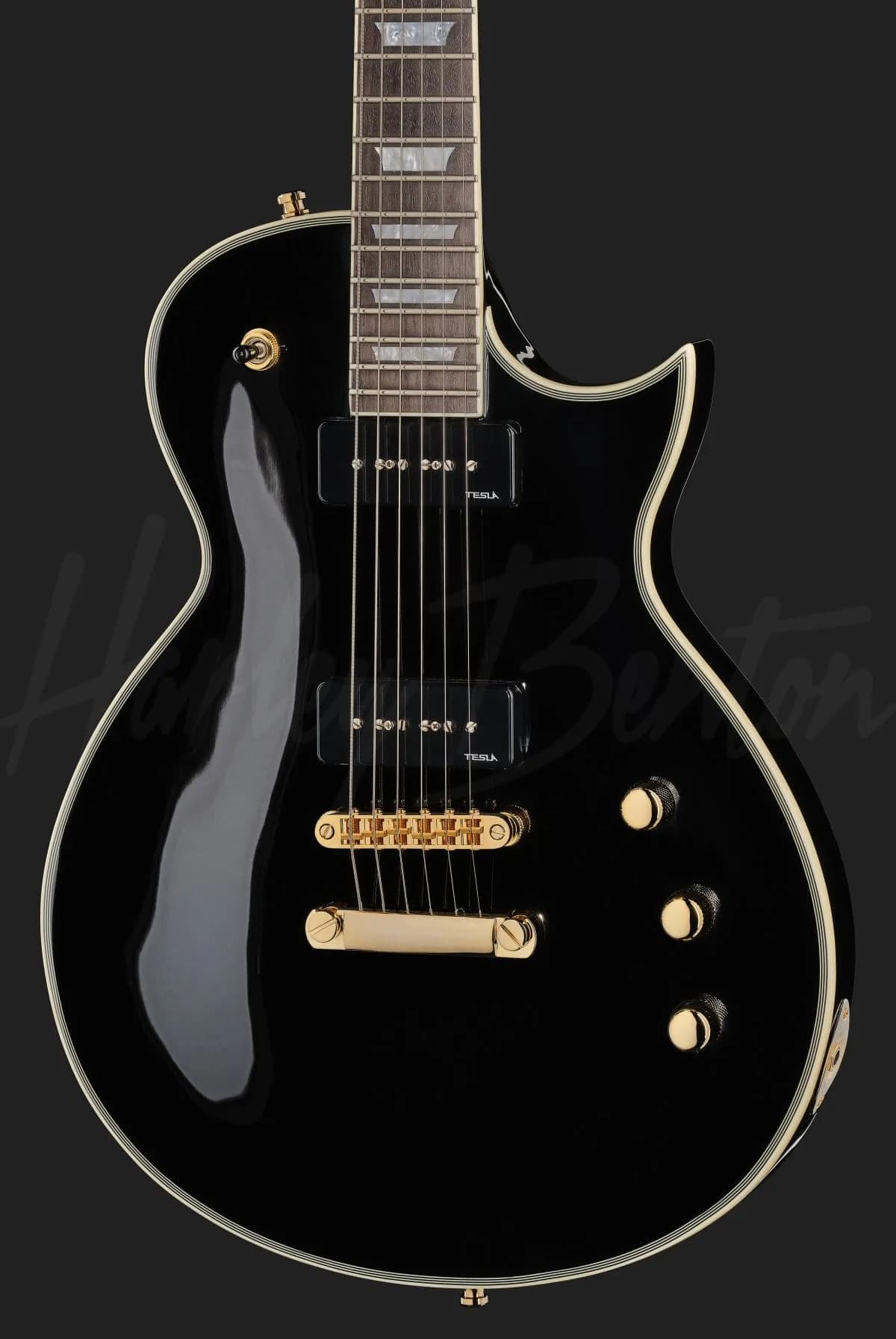 Harley Benton SC-Custom III P90 Black — photo 4