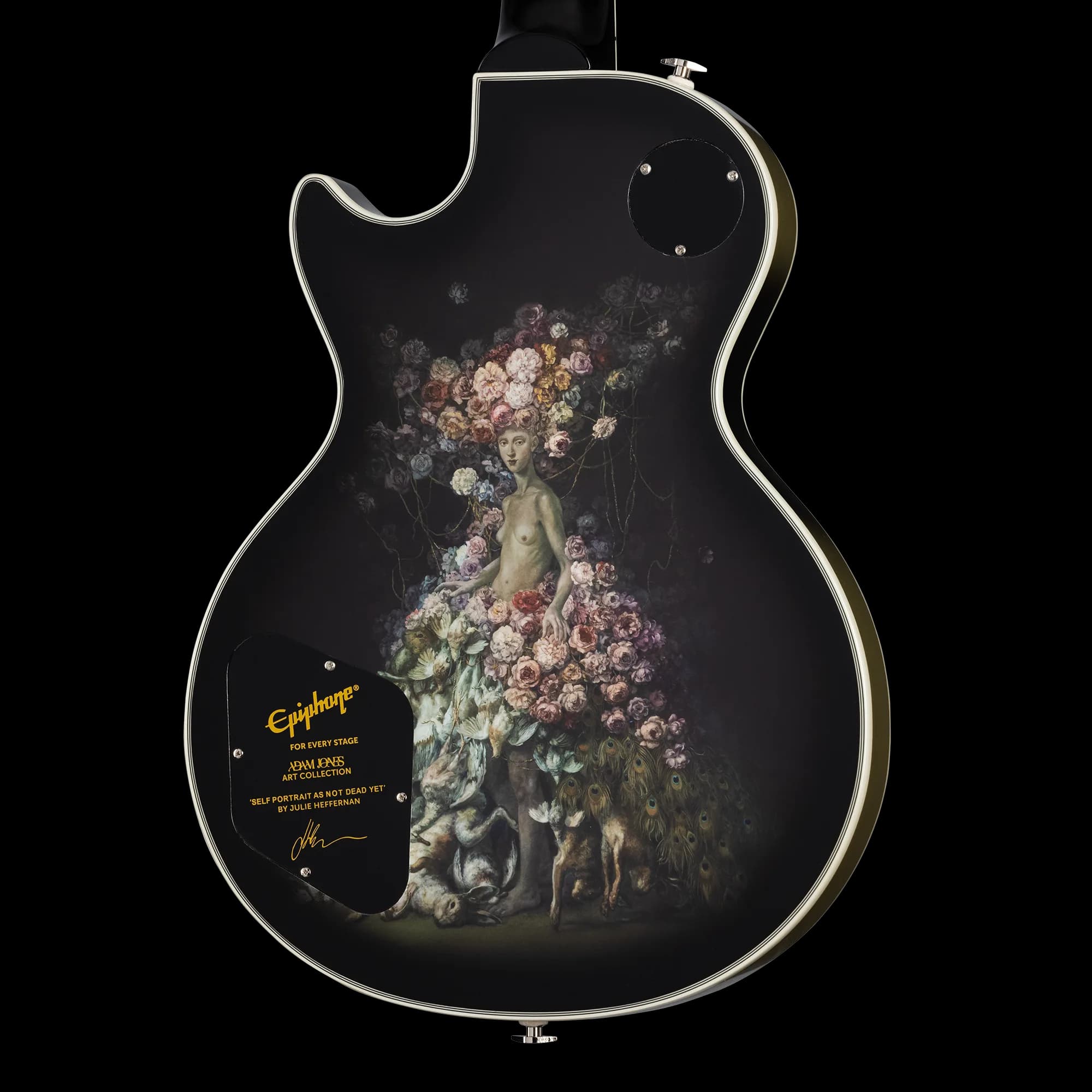 Epiphone Adam Jones Les Paul Custom Art Collection: Julie Heffernan’s “Self Portrait as Not Dead Yet”, Antique Silverburst