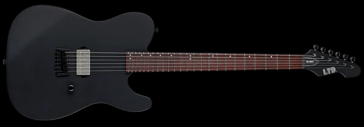 ESP TE-201 BLACK SATIN