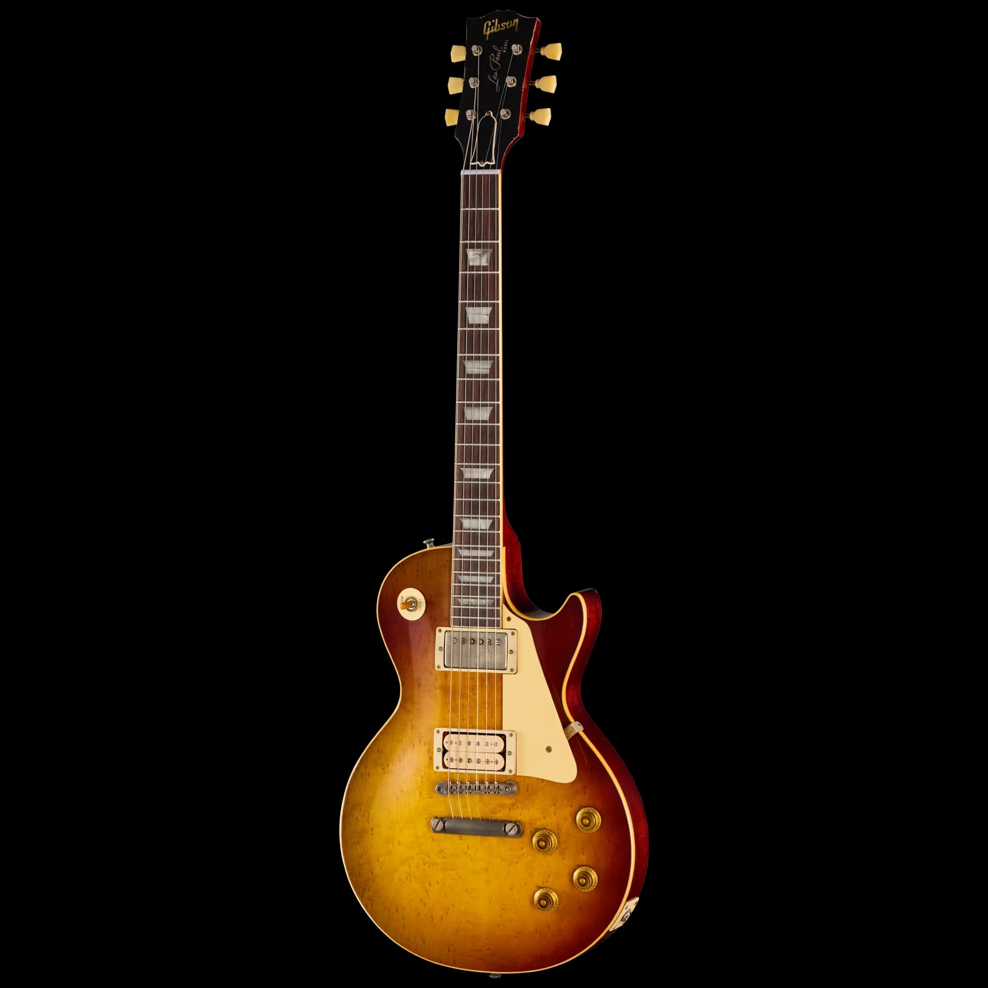 Gibson LE 1959 Les Paul Standard Reissue with Birdseye Maple Top, Light Aged, Peach Tea Burst — photo 3