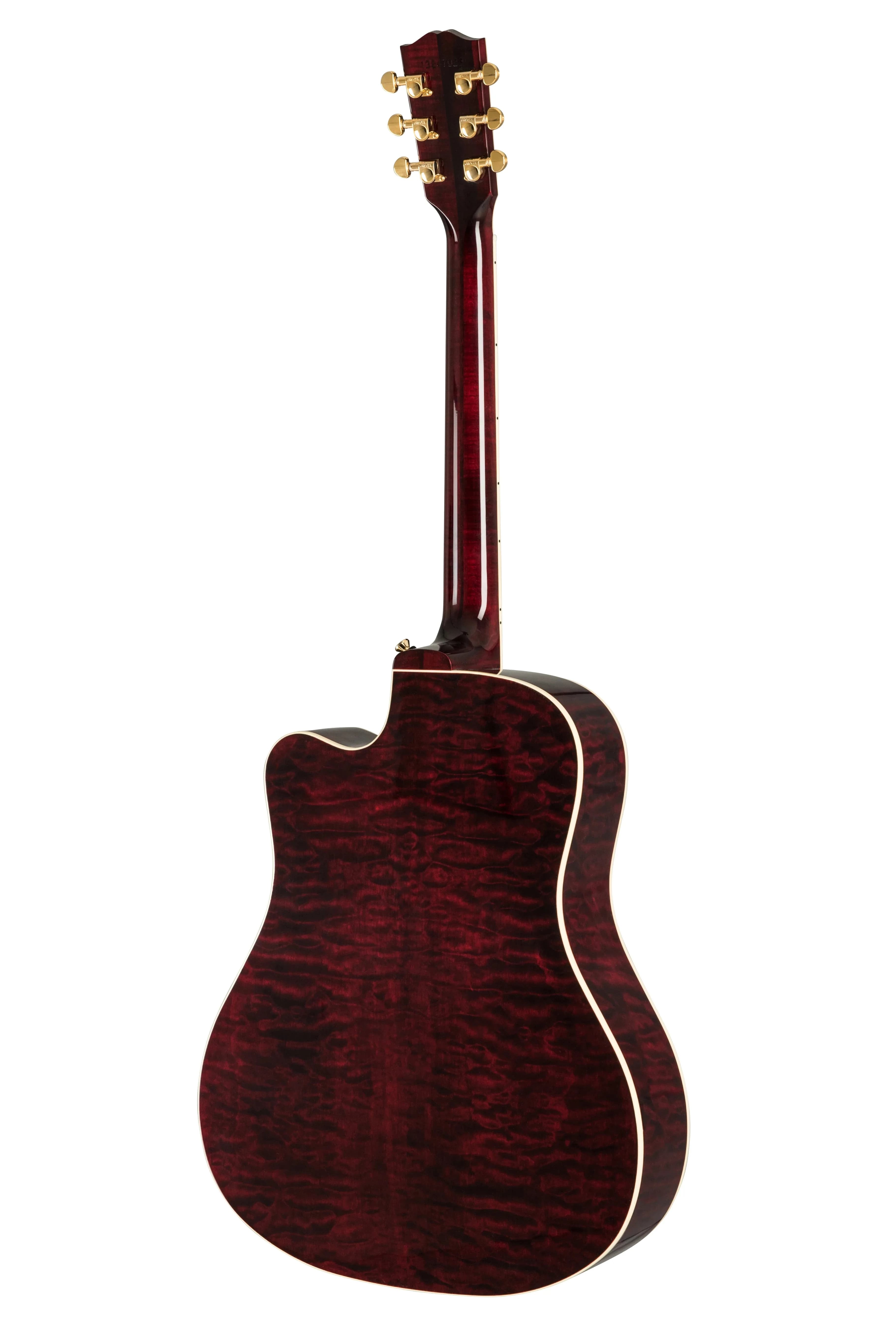 Gibson Songwriter Chroma - Quilt Maple, Black Cherry — photo 2