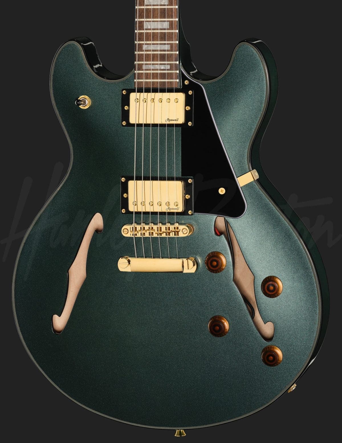 Harley Benton HB-35Plus Gun Metal Blue — photo 4