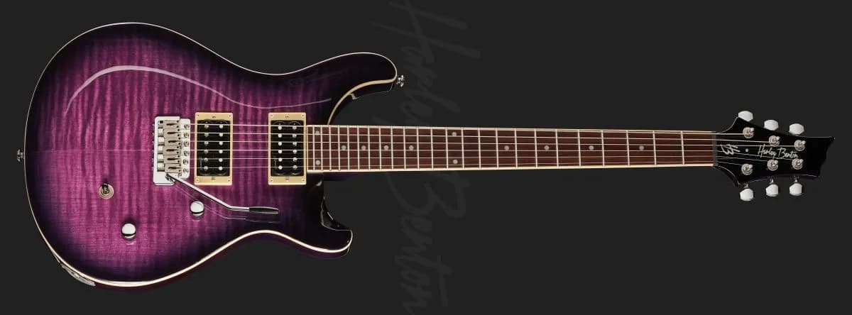 Harley Benton CST-24T Purple Burst — photo 2