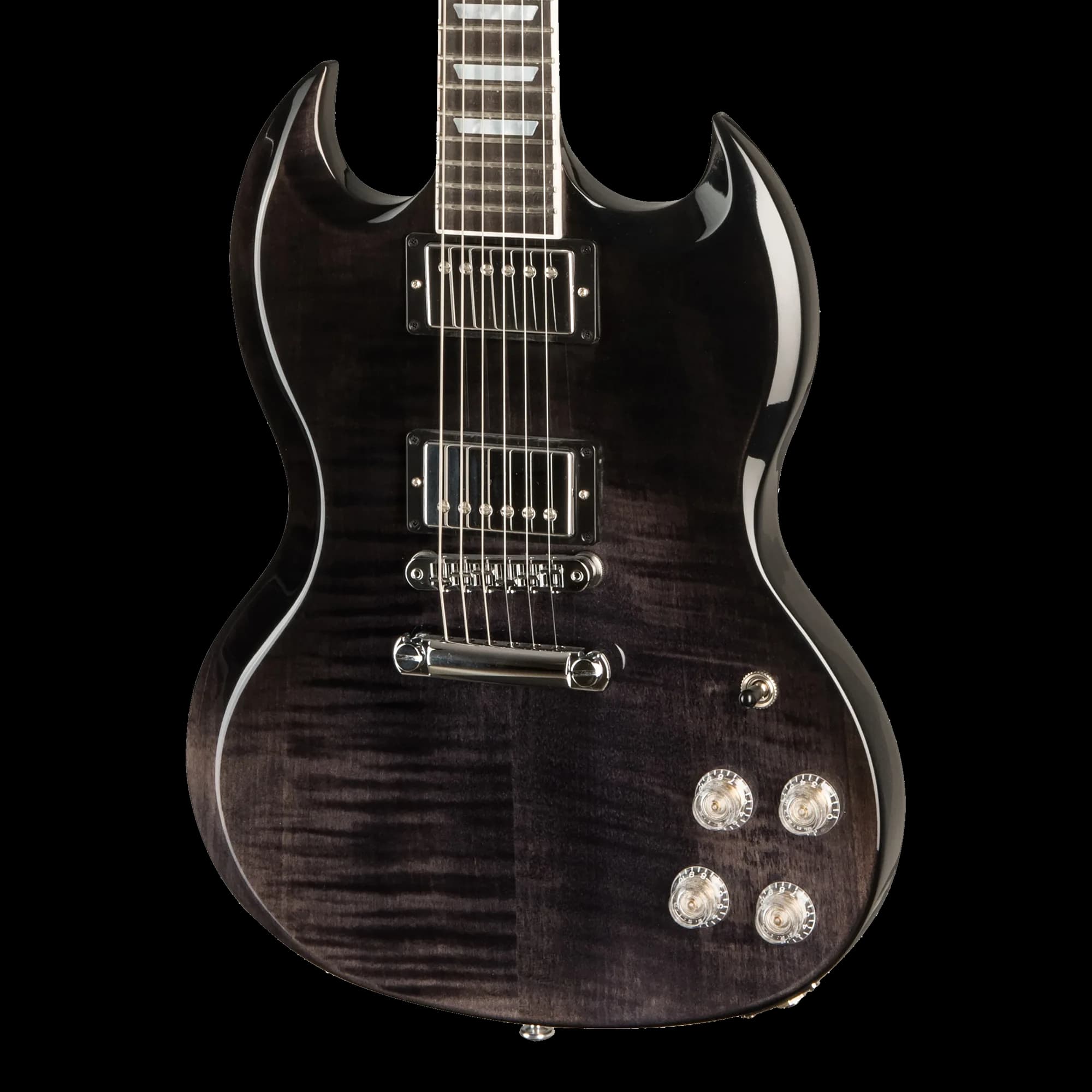 Gibson SG Modern, Trans Black Fade (Gibson Premium Soft Case Included)