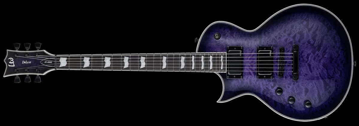ESP EC-1000 Lh See Thru Purple Sunburst