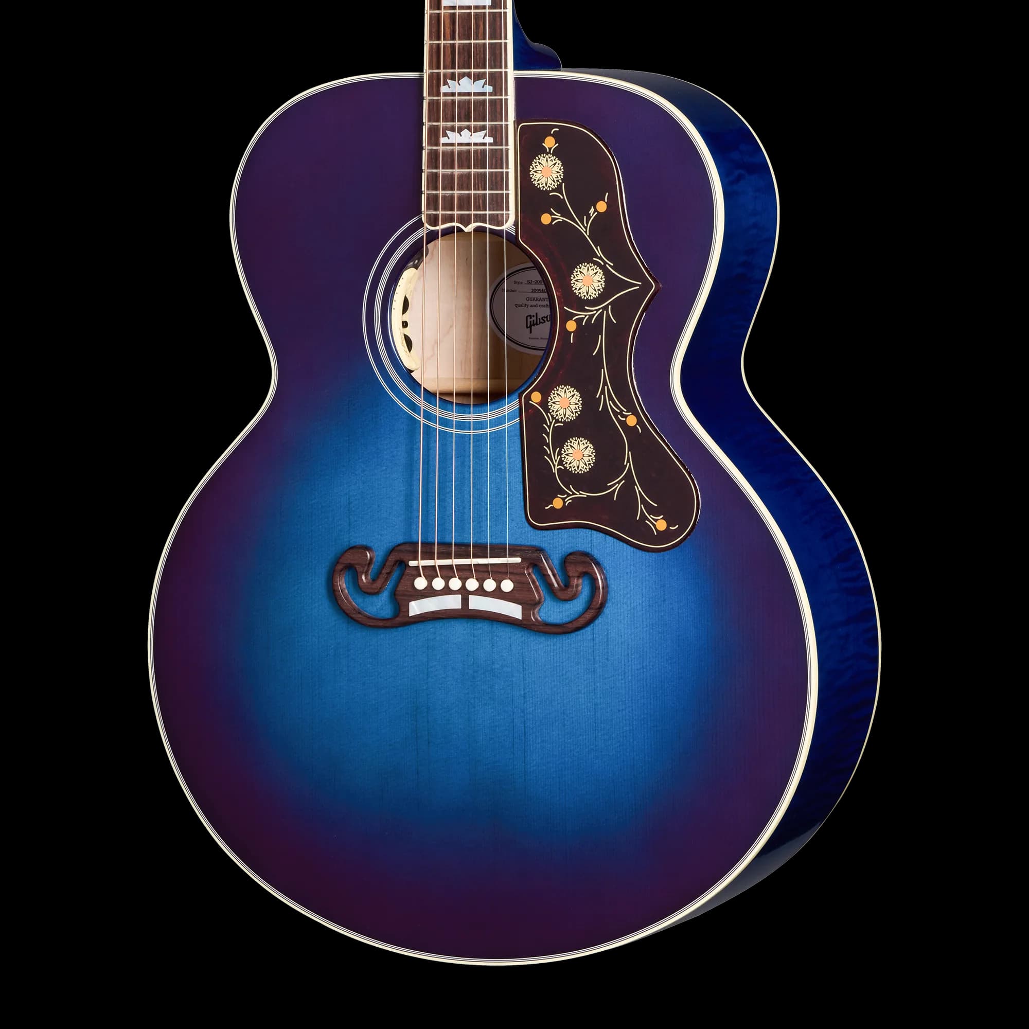 Gibson SJ-200 Standard, Blueberry Burst, Exclusive