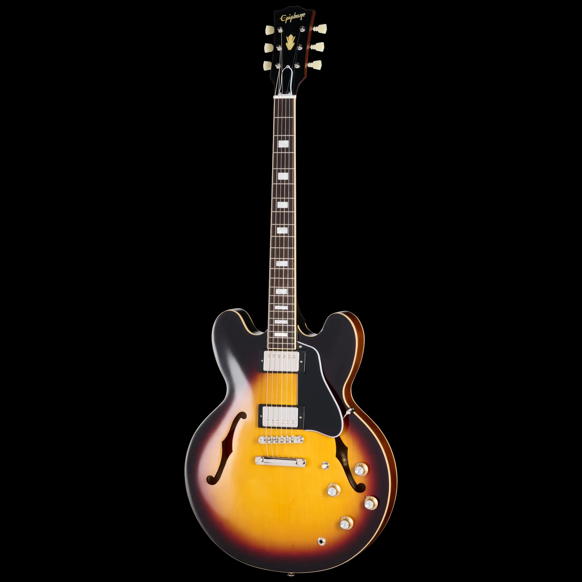 Epiphone IGC 1962 ES-335 Reissue, Vintage Burst — photo 2