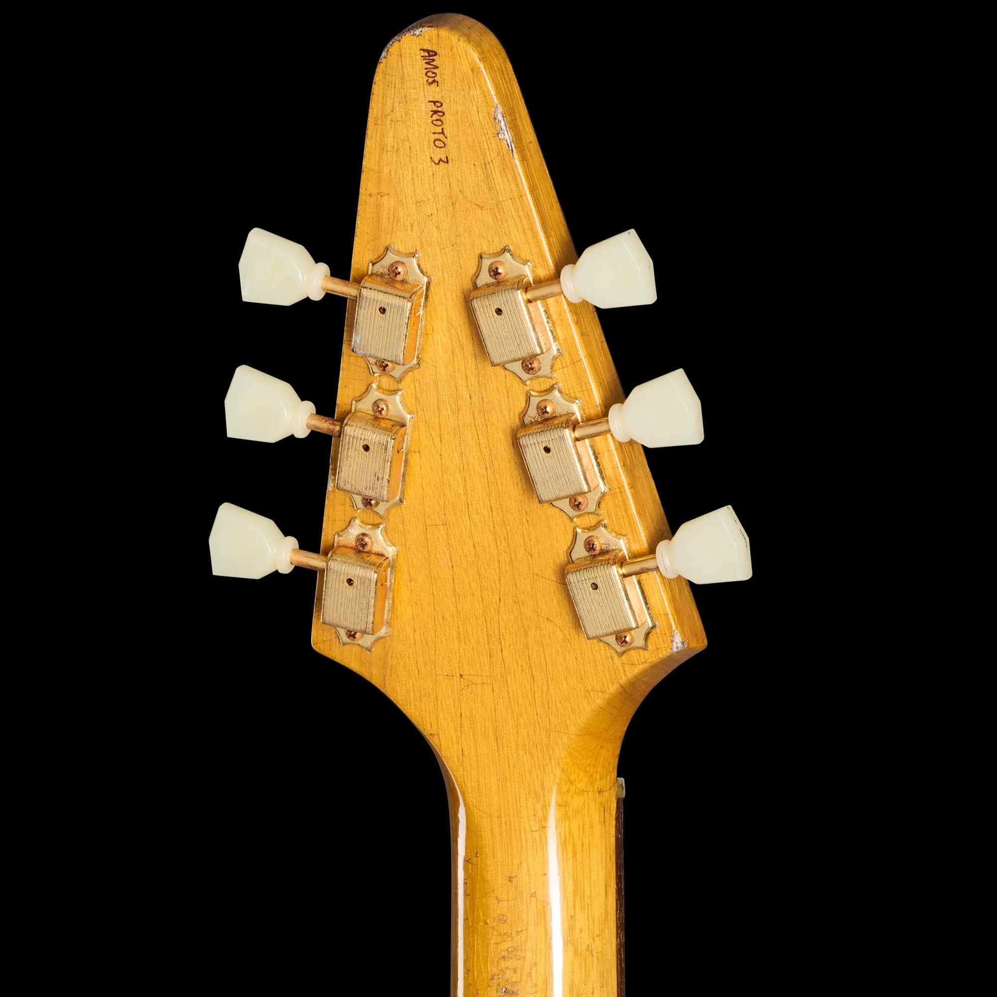 Gibson Joe Bonamassa "Amos" 1958 Flying V Collector's Edition, Antique Natural — photo 6