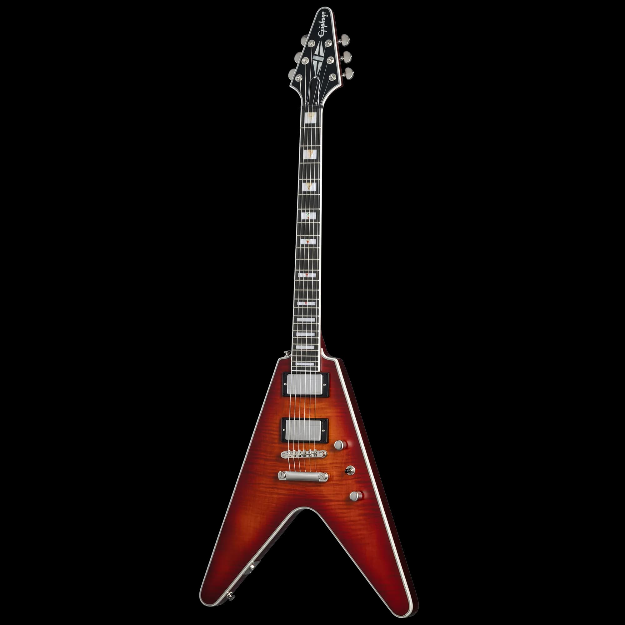 Epiphone Flying V Prophecy, Aged Bengal Tiger Burst — photo 3
