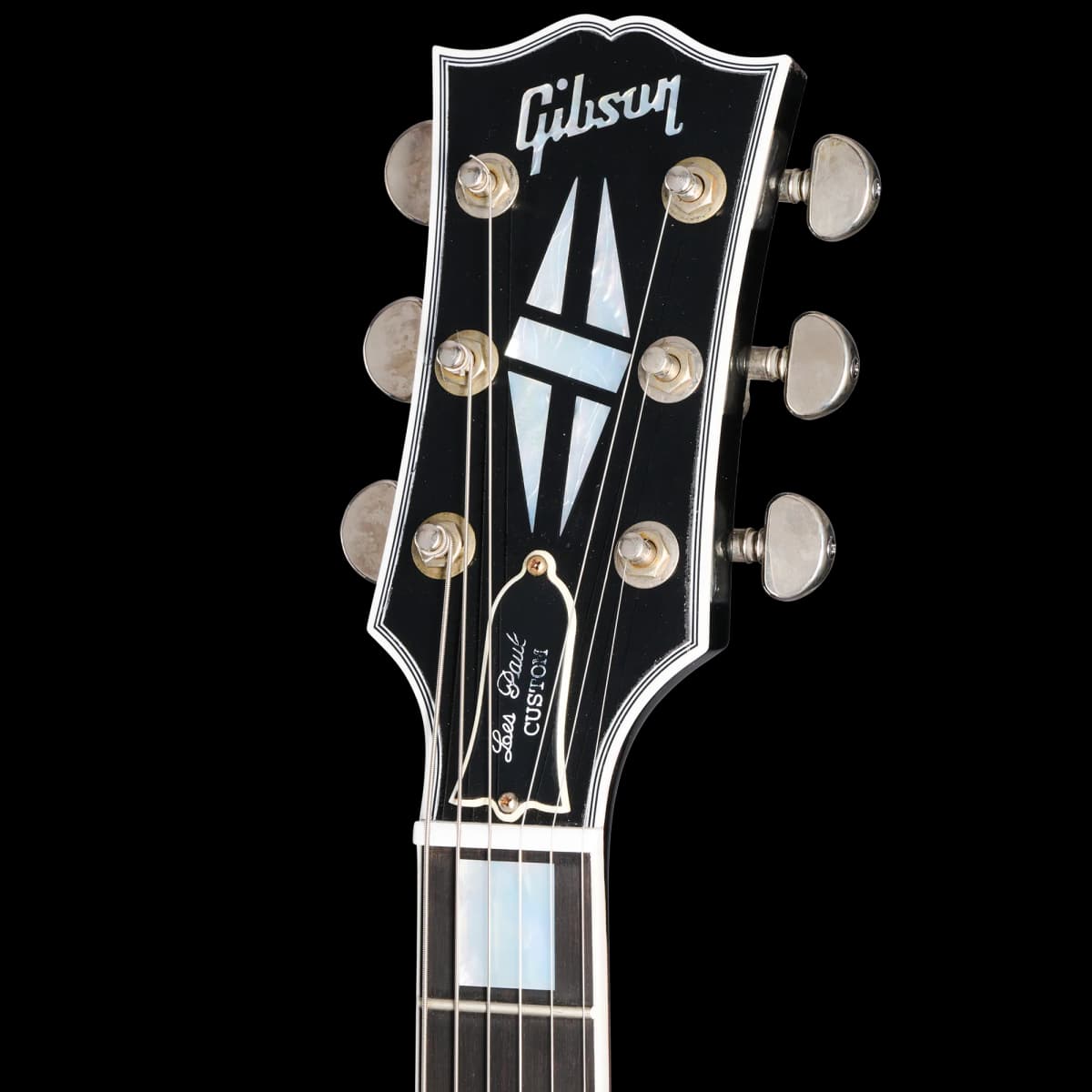 Gibson Les Paul Custom, Heavy Aged, Ebony — photo 5
