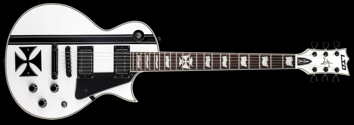 ESP LTD Iron Cross Snow White