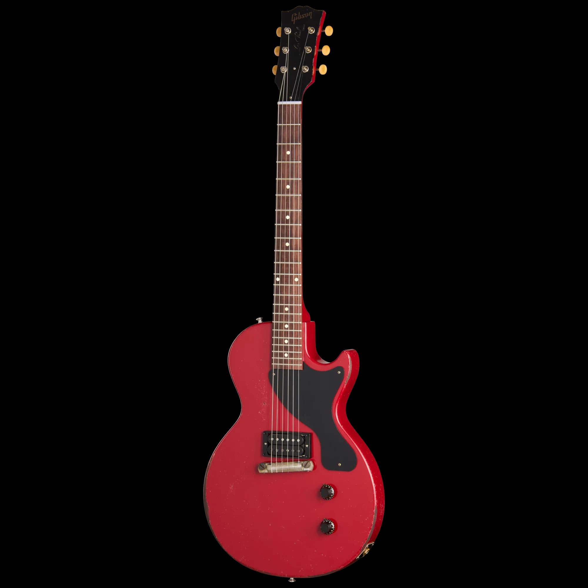 Gibson 1957 Les Paul Junior Single Cut Reissue, Heavy Aged, Cardinal Red — photo 2