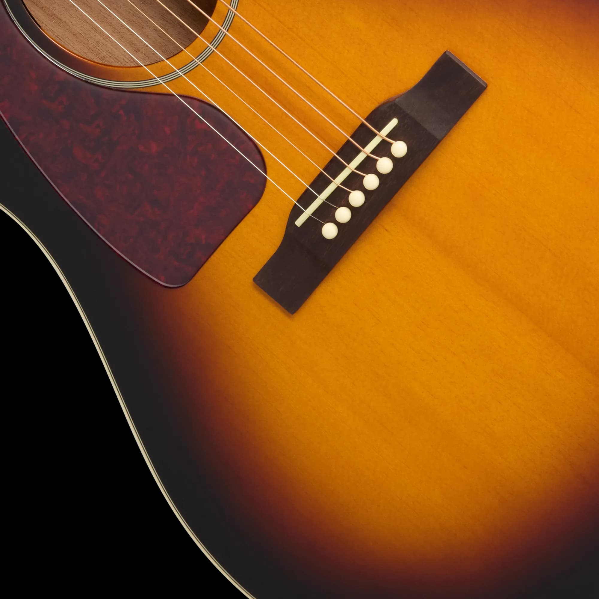 Epiphone J-45 Studio, Left-Handed, Vintage Sunburst — photo 8