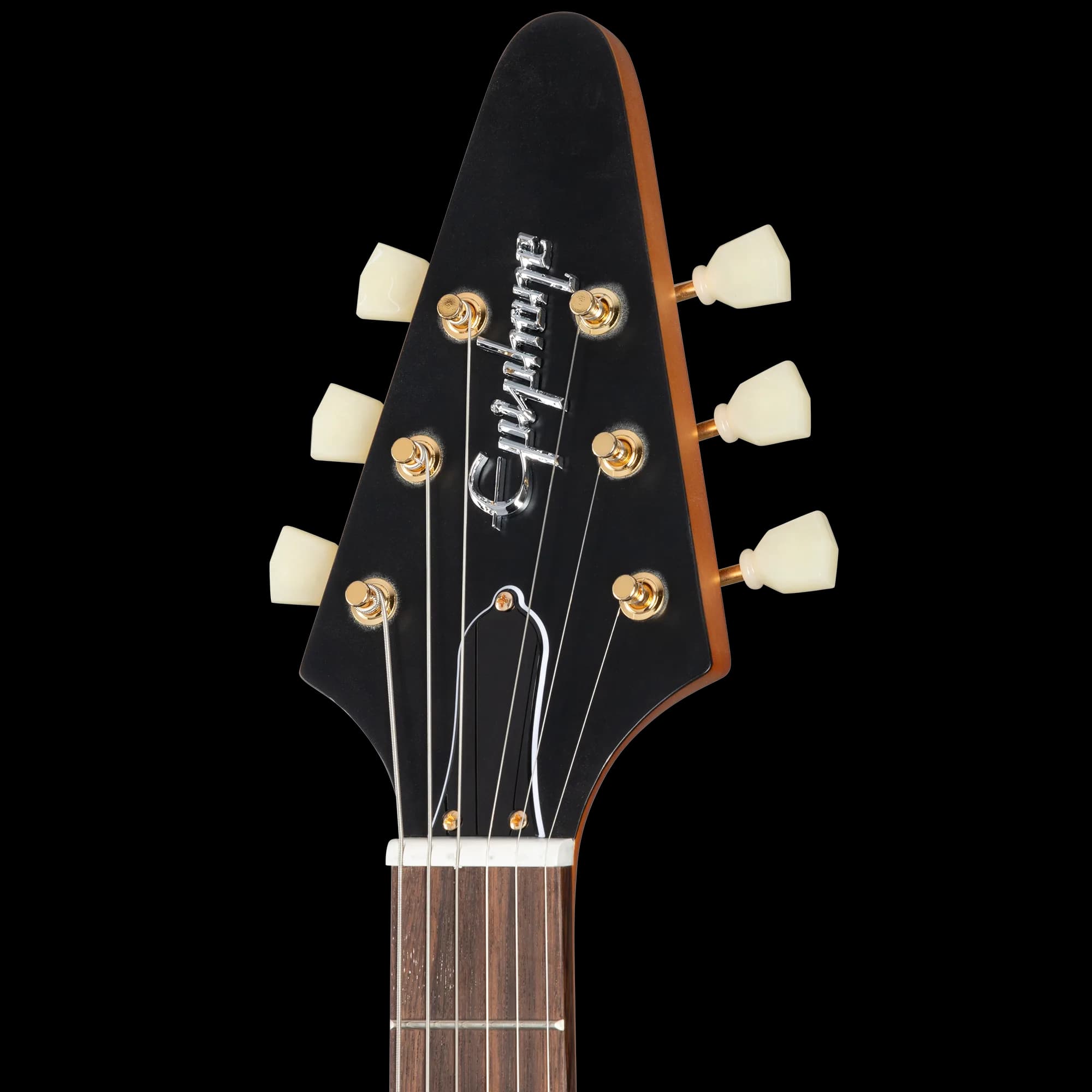 Epiphone IGC 1958 Korina Flying V, Aged Natural — photo 5