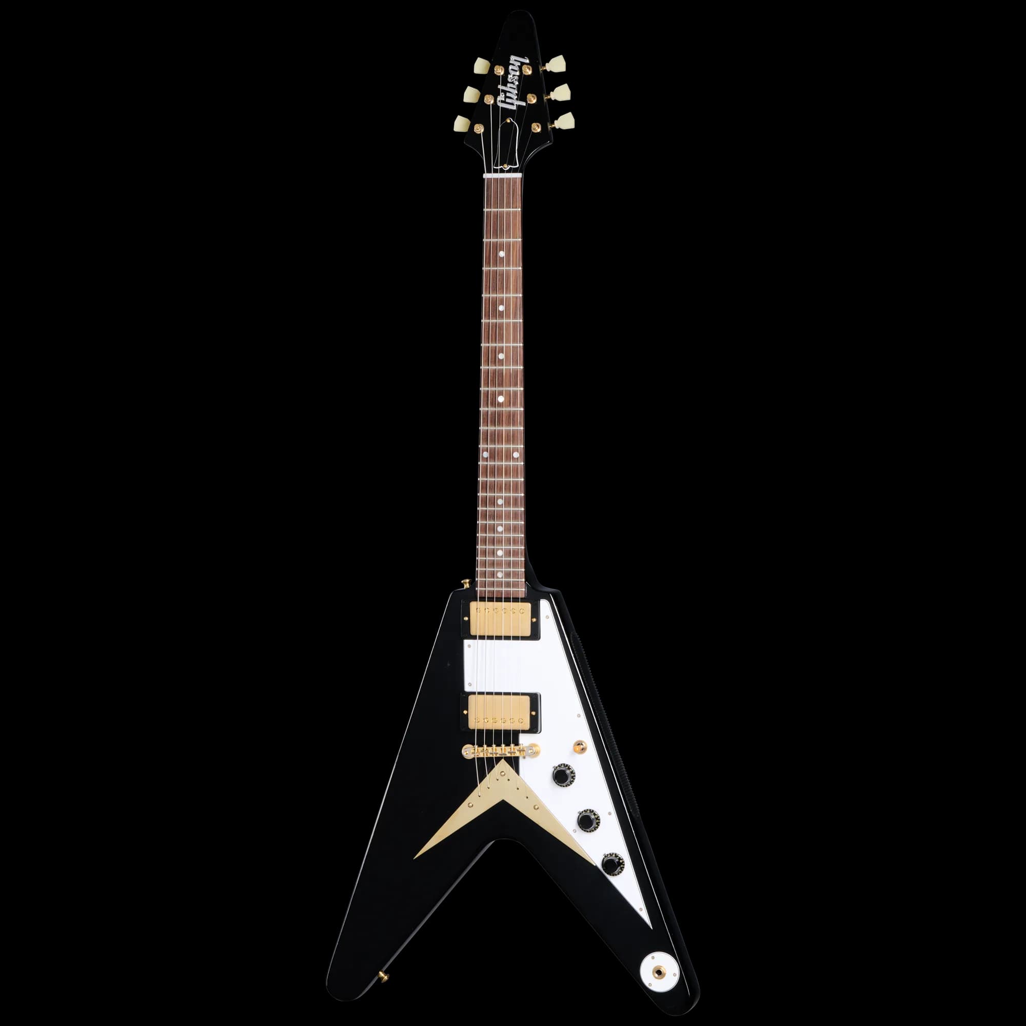 Gibson 1958 Korina Flying V Reissue, Light Aged, Ebony — photo 3