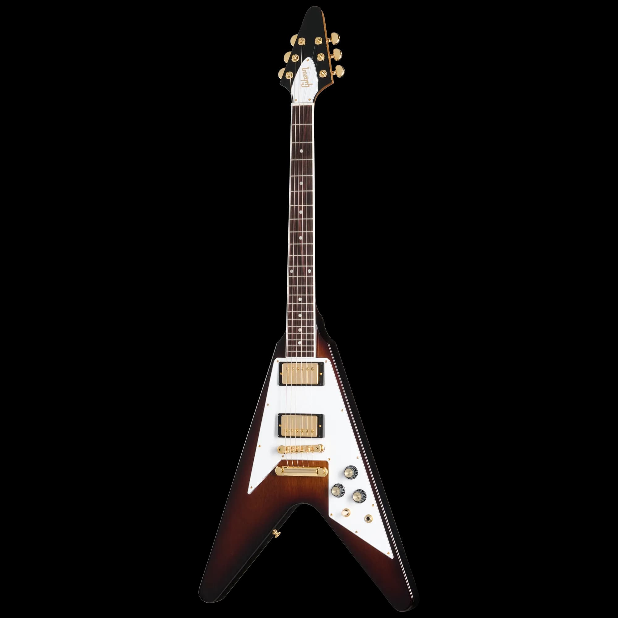 Gibson Flying V 70s with Gold Hardware, Vintage Sunburst, Exclusive — photo 3