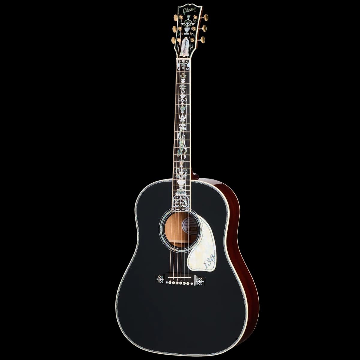 Gibson J-45 Orville Artisan 130th Anniversary Limited Edition, Ebony, Exclusive — photo 2