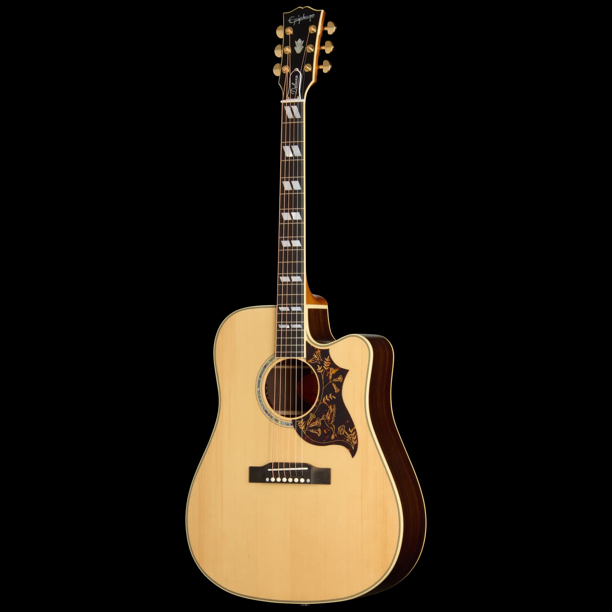 Epiphone IGC Hummingbird Deluxe EC, Natural — photo 3