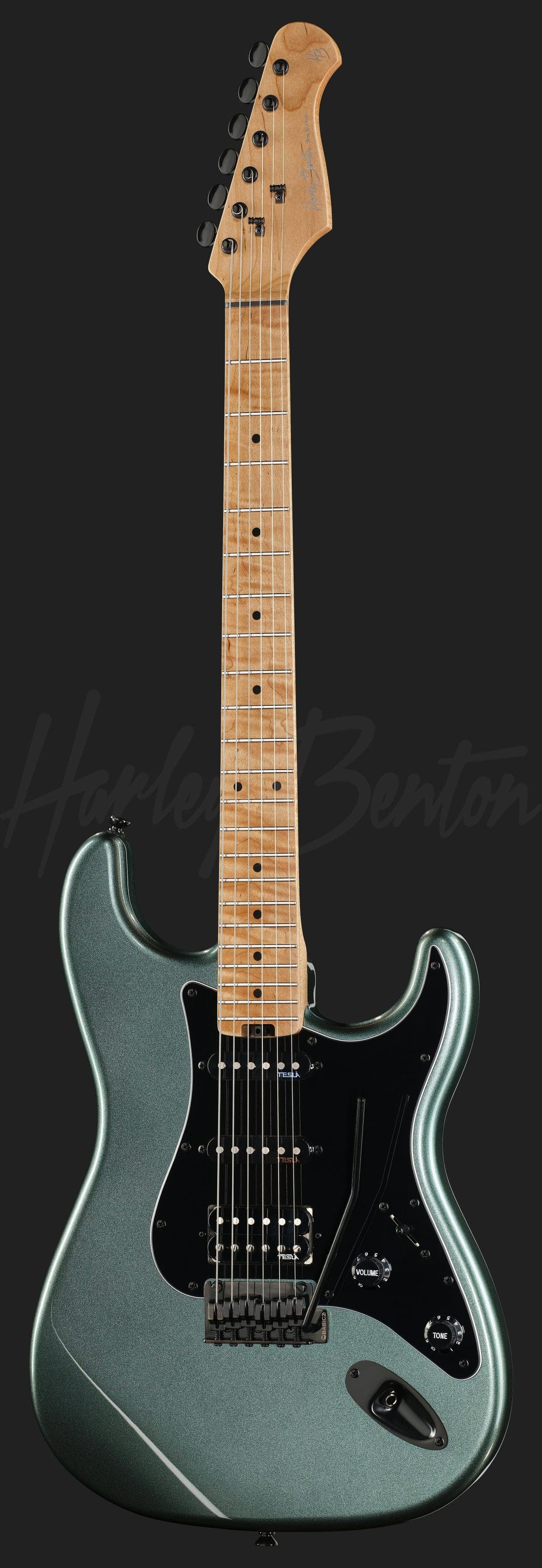 Harley Benton ST-Modern Plus MN HSS Gun Metal Blue — photo 2