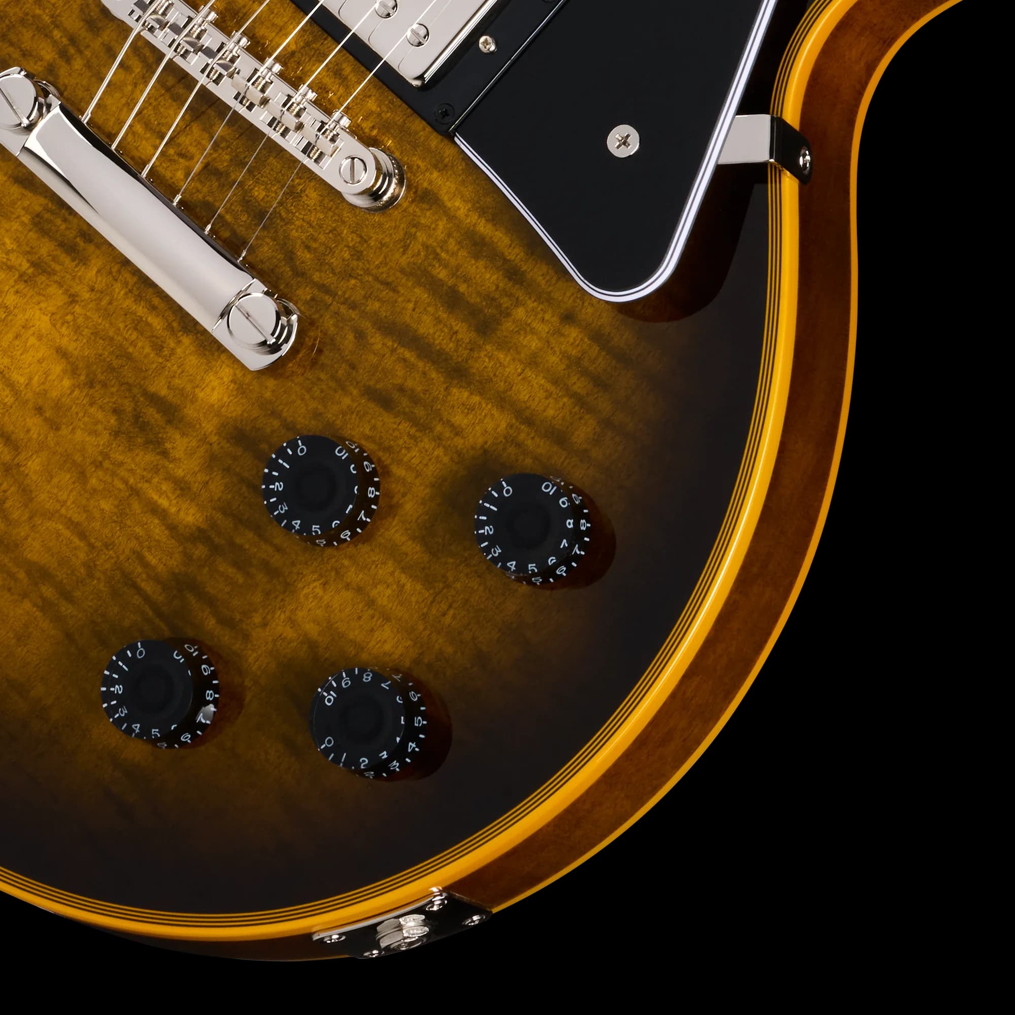 Epiphone Les Paul Custom Widow, Yellow Burst, Exclusive — photo 7