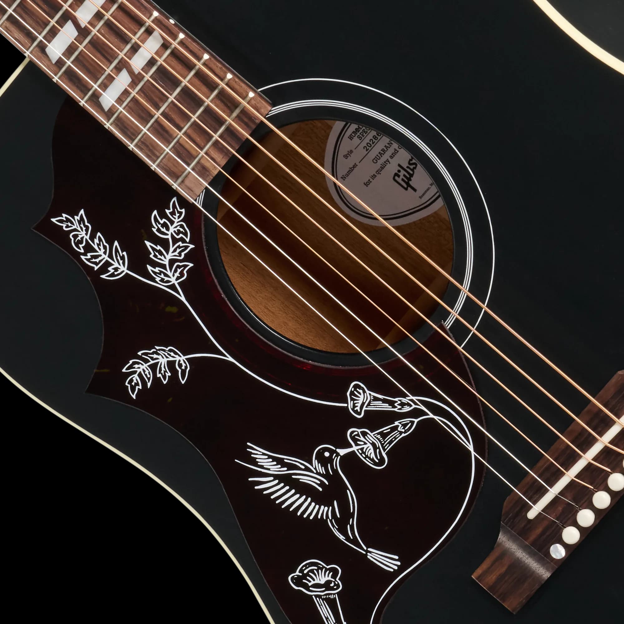 Gibson Hummingbird Special, Left-Handed, Satin Ebony — photo 7