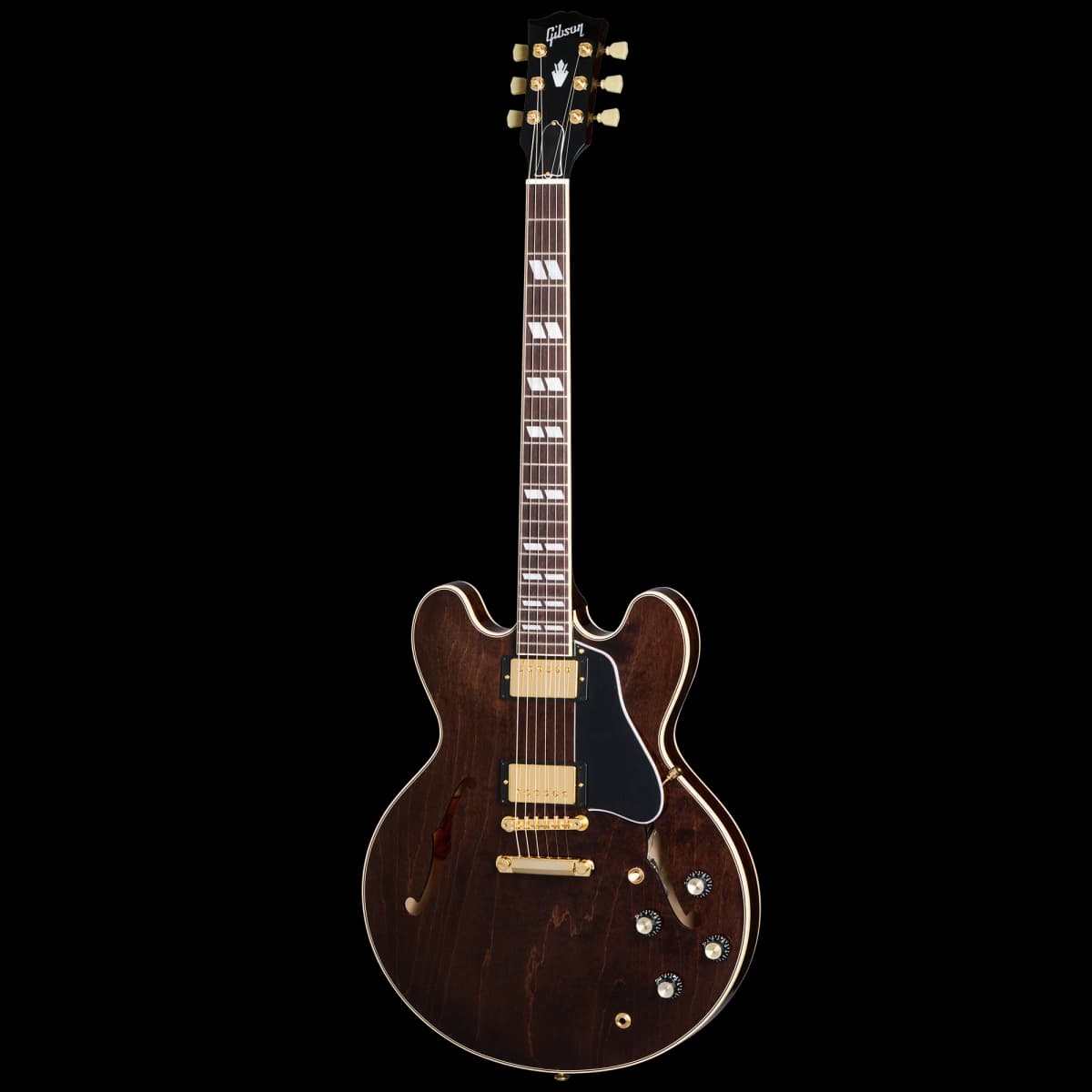 Gibson ES-345 Gold Hardware, Dark Walnut, Exclusive — photo 3