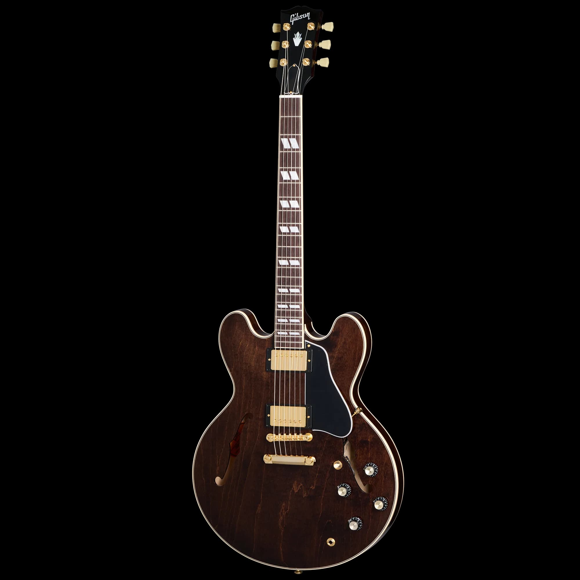 Gibson ES-345 Gold Hardware, Dark Walnut, Exclusive — photo 3