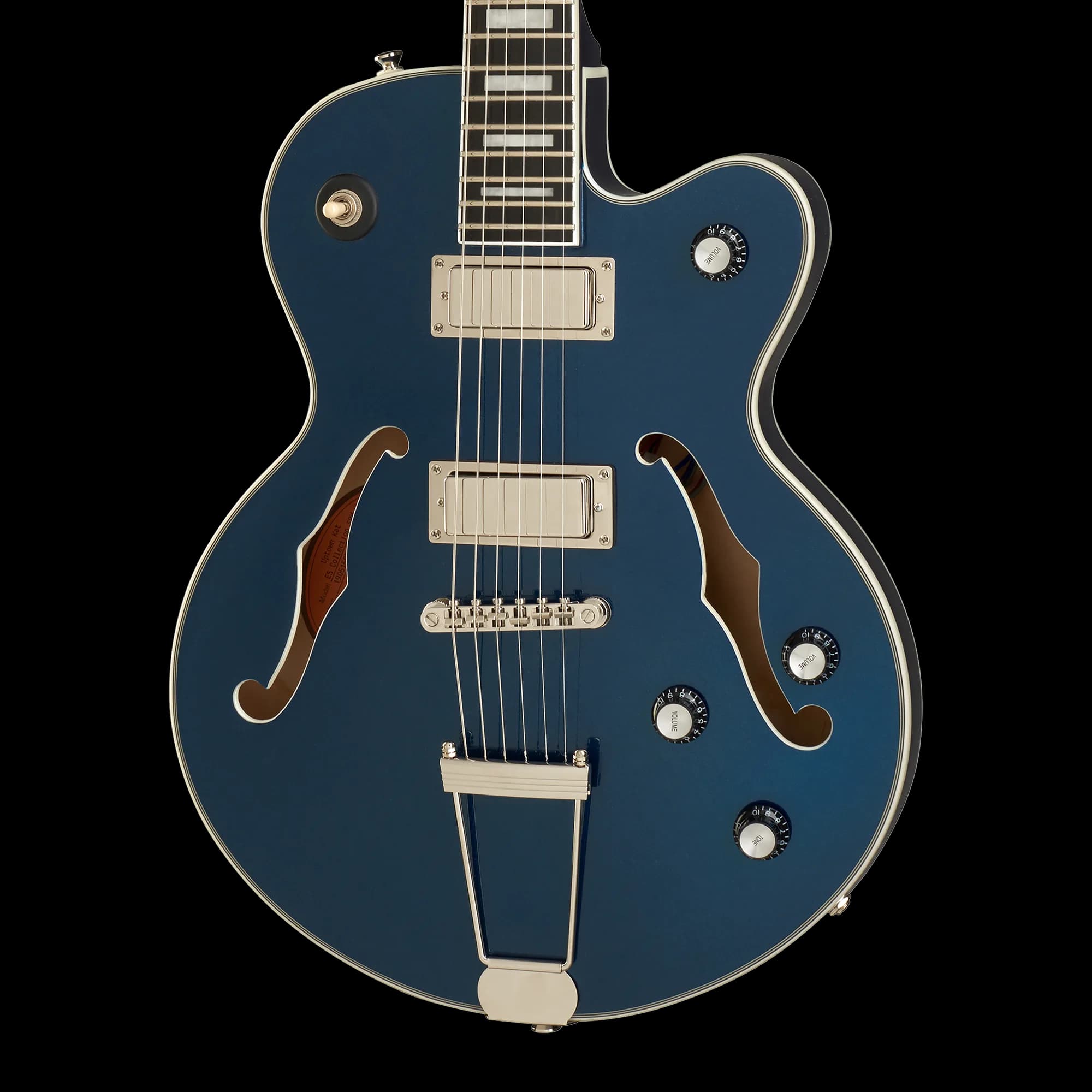 Epiphone Uptown Kat ES, Sapphire Blue Metallic