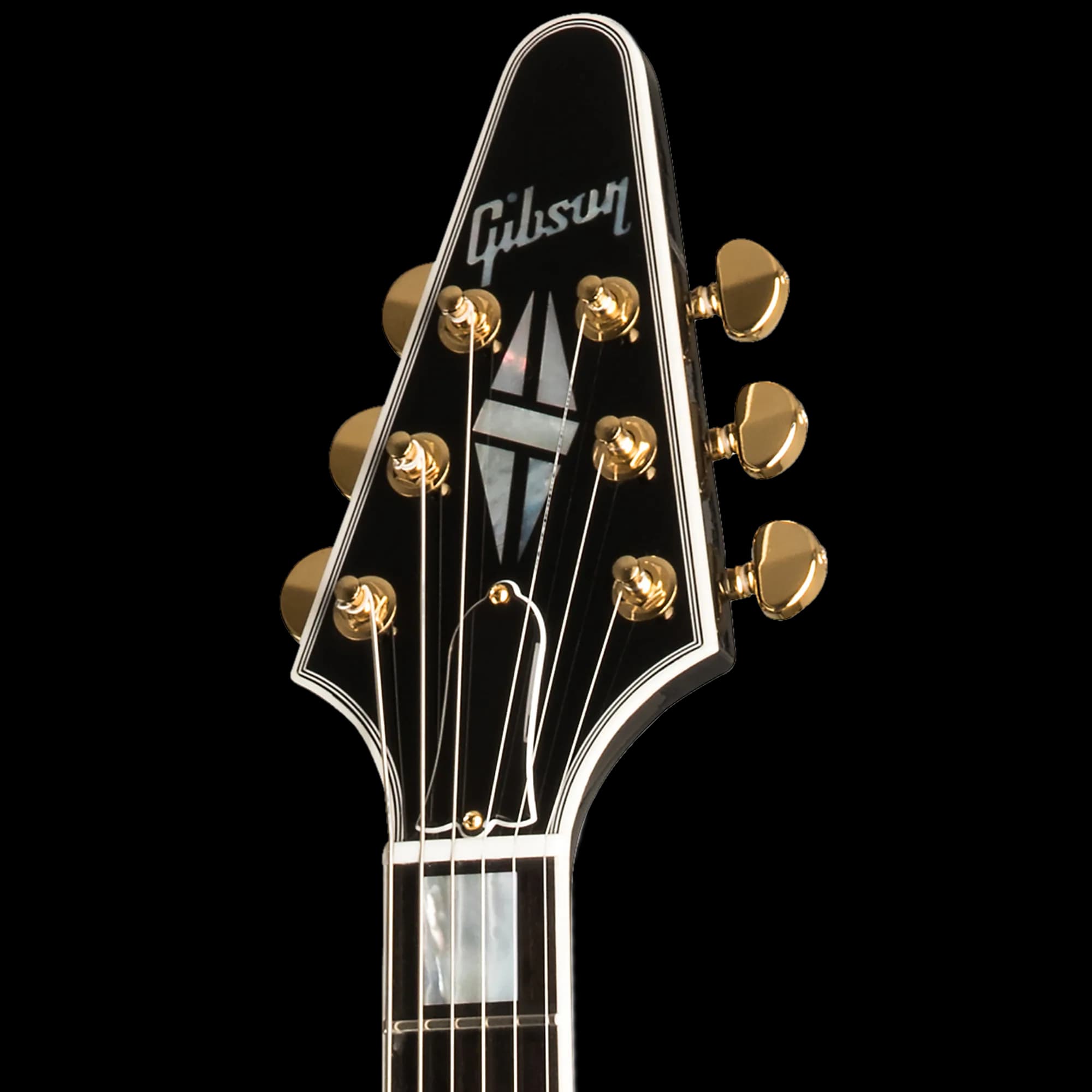 Gibson Flying V Custom, Ebony, Gloss — photo 5