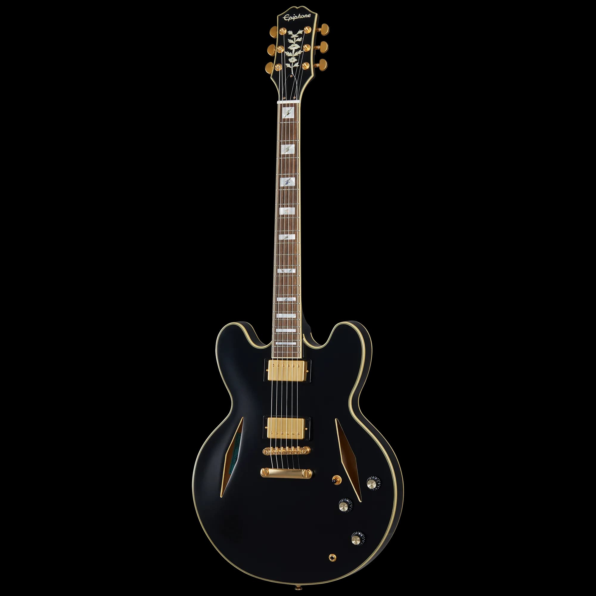 Epiphone Emily Wolfe Sheraton Stealth, Black Aged Gloss — photo 3