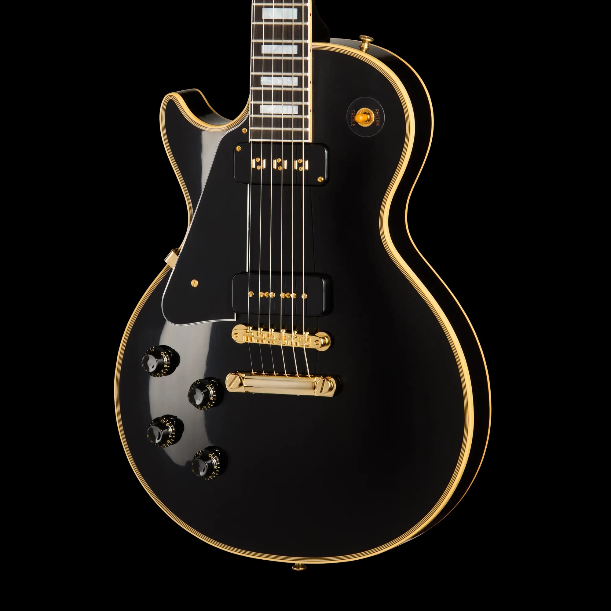 Gibson 1954 Les Paul Custom Reissue, Left-Handed, VOS, Ebony