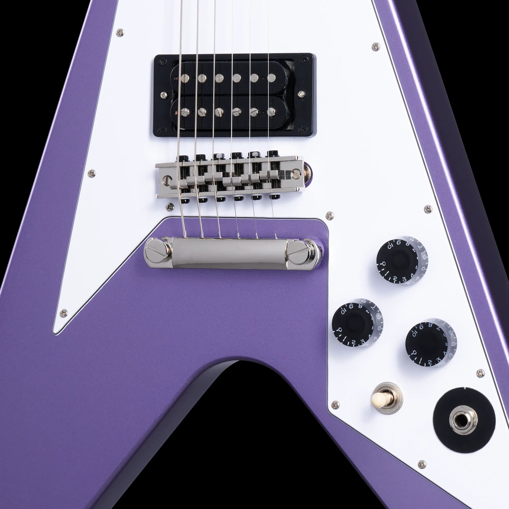 Epiphone Kirk Hammett 1979 Flying V, Purple Metallic — photo 7