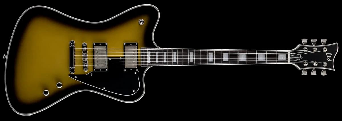ESP Sparrowhawk Vintage Silver Sunburst