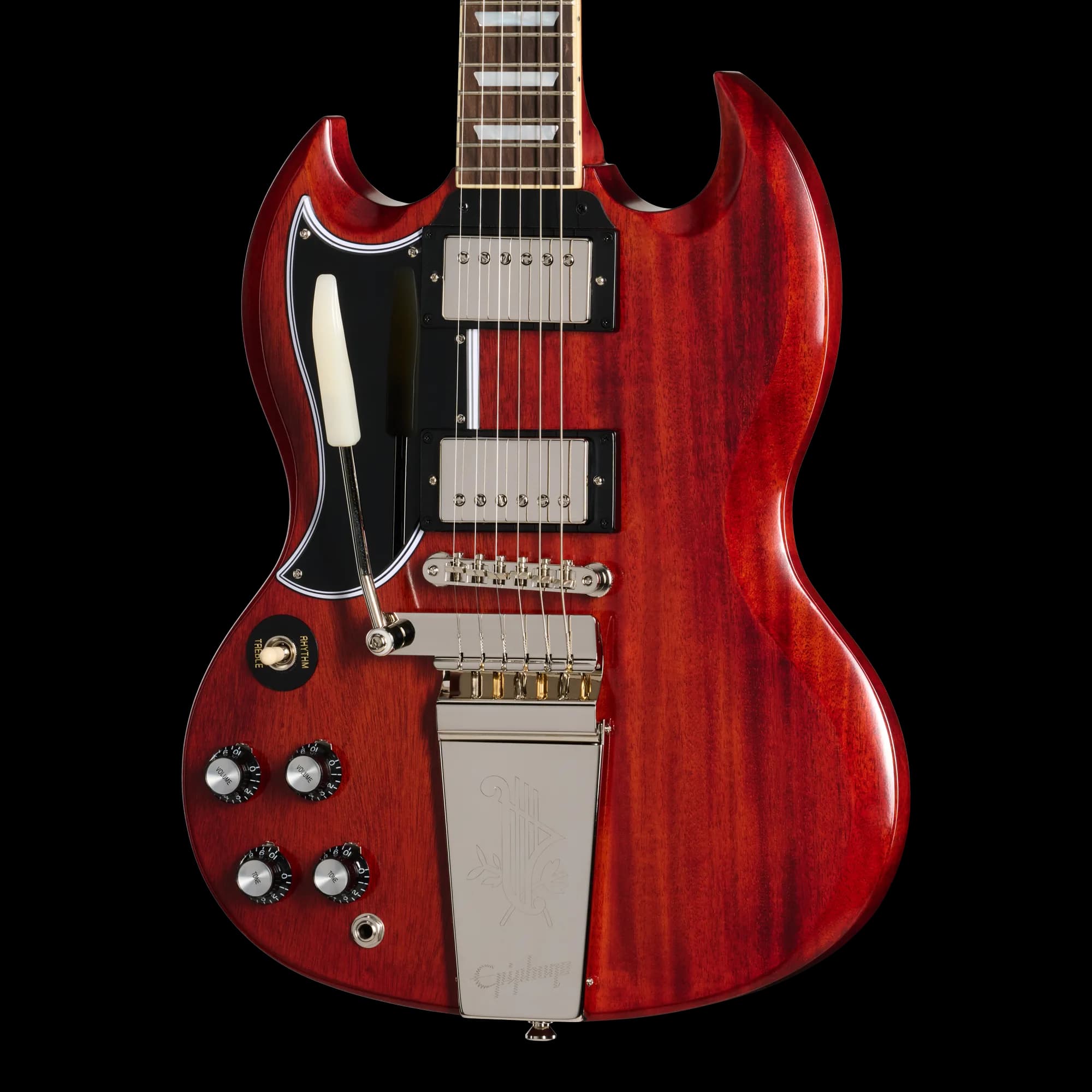 Epiphone IGC 1964 SG Standard Reissue With Maestro Vibrola, Left-Handed, Cherry Red